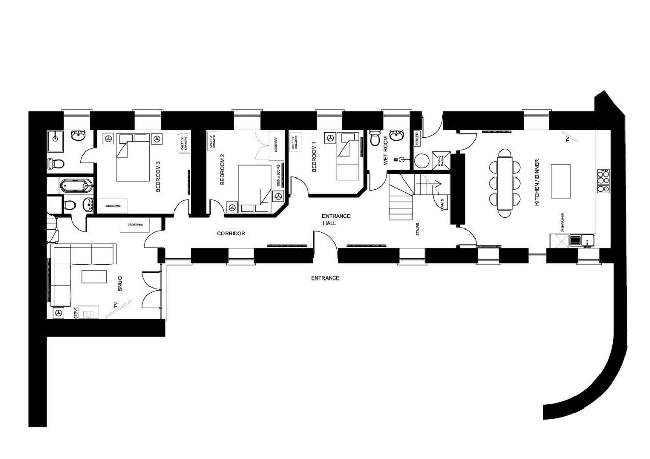 Yr Hen Feudy Villa Barmouth Dış mekan fotoğraf